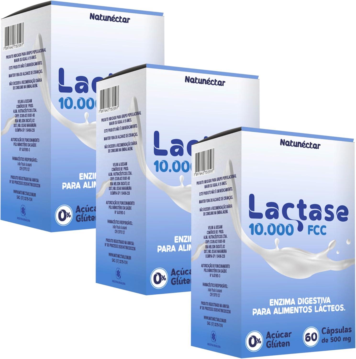 Nossa Análise do Combo 3x Lactase 10.000 FCC: Vale a Pena?
