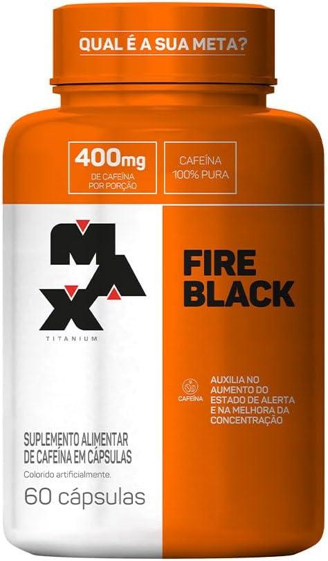 Max Titanium Fire Black: Energia e Foco para Queima de Gordura