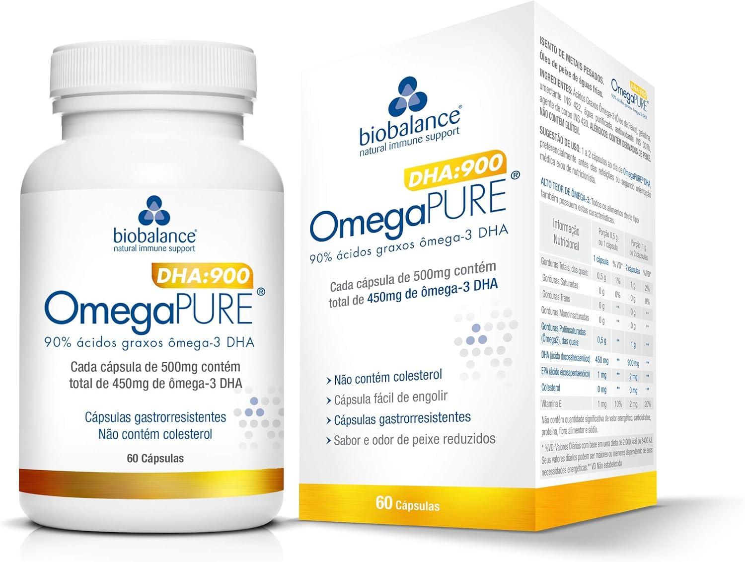 OmegaPURE DHA 900 Biobalance: Nosso Aliado Para Cérebro e Visão