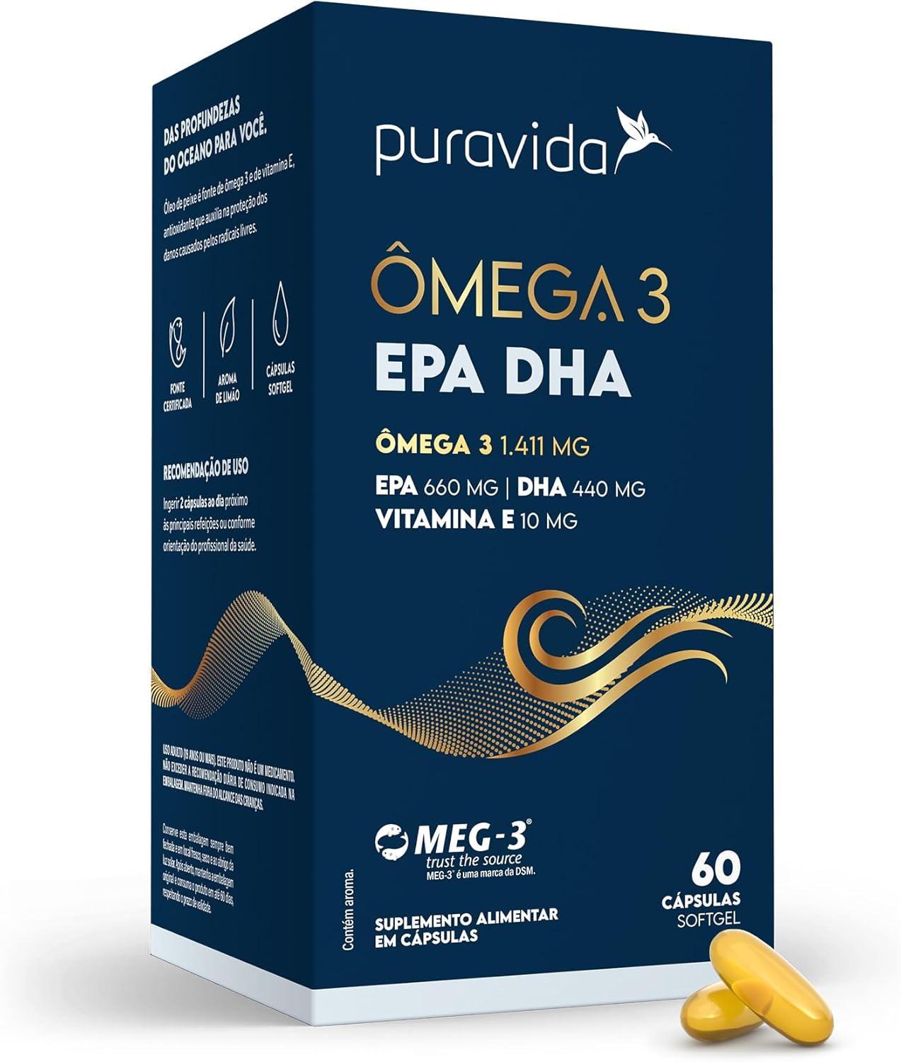 Nosso olhar sobre o Ômega 3 EPA DHA Puravida: qualidade e pureza garantidas