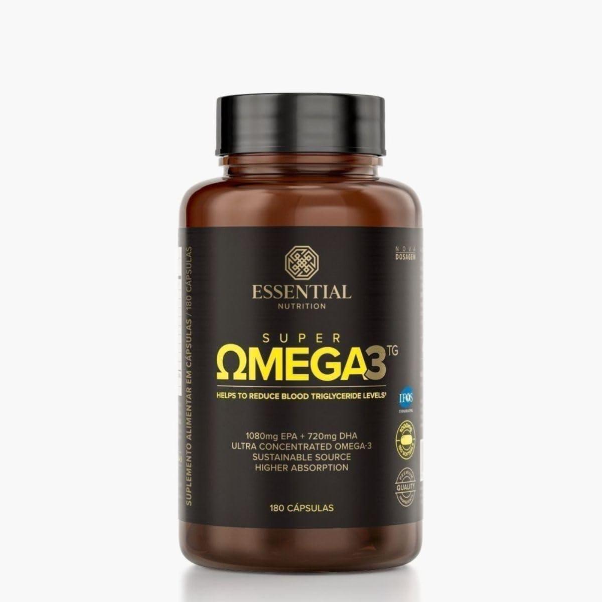 Nossa Análise: Super Ômega 3 TG Essential Nutrition em 180 Cápsulas