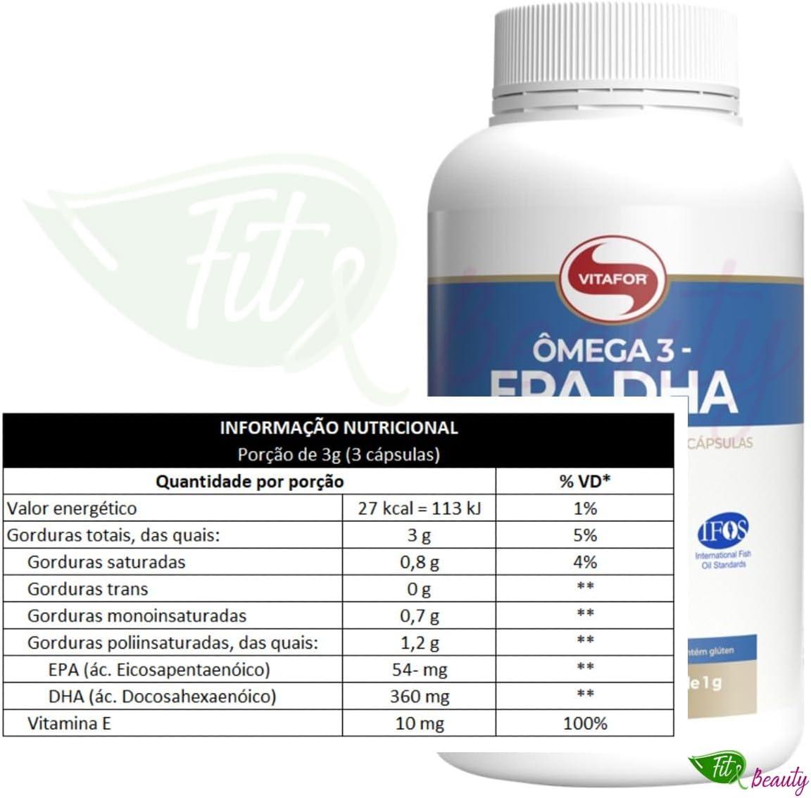 Nosso Review: Ômega 3 Vitafor 540mg EPA e 360mg DHA de Qualidade