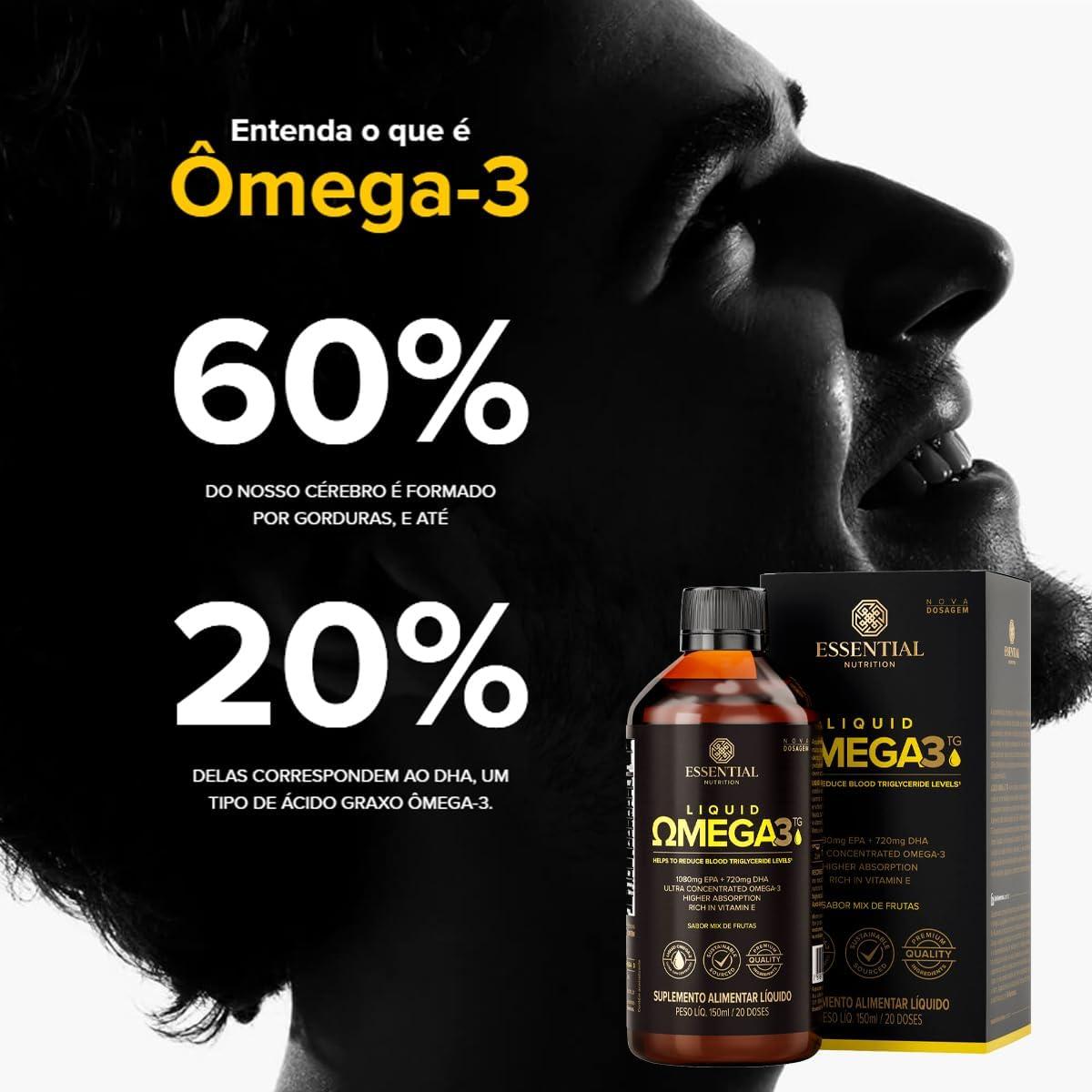 Nossa experiência com Liquid Ômega 3 TG Essential Nutrition: sabor e benefícios reais