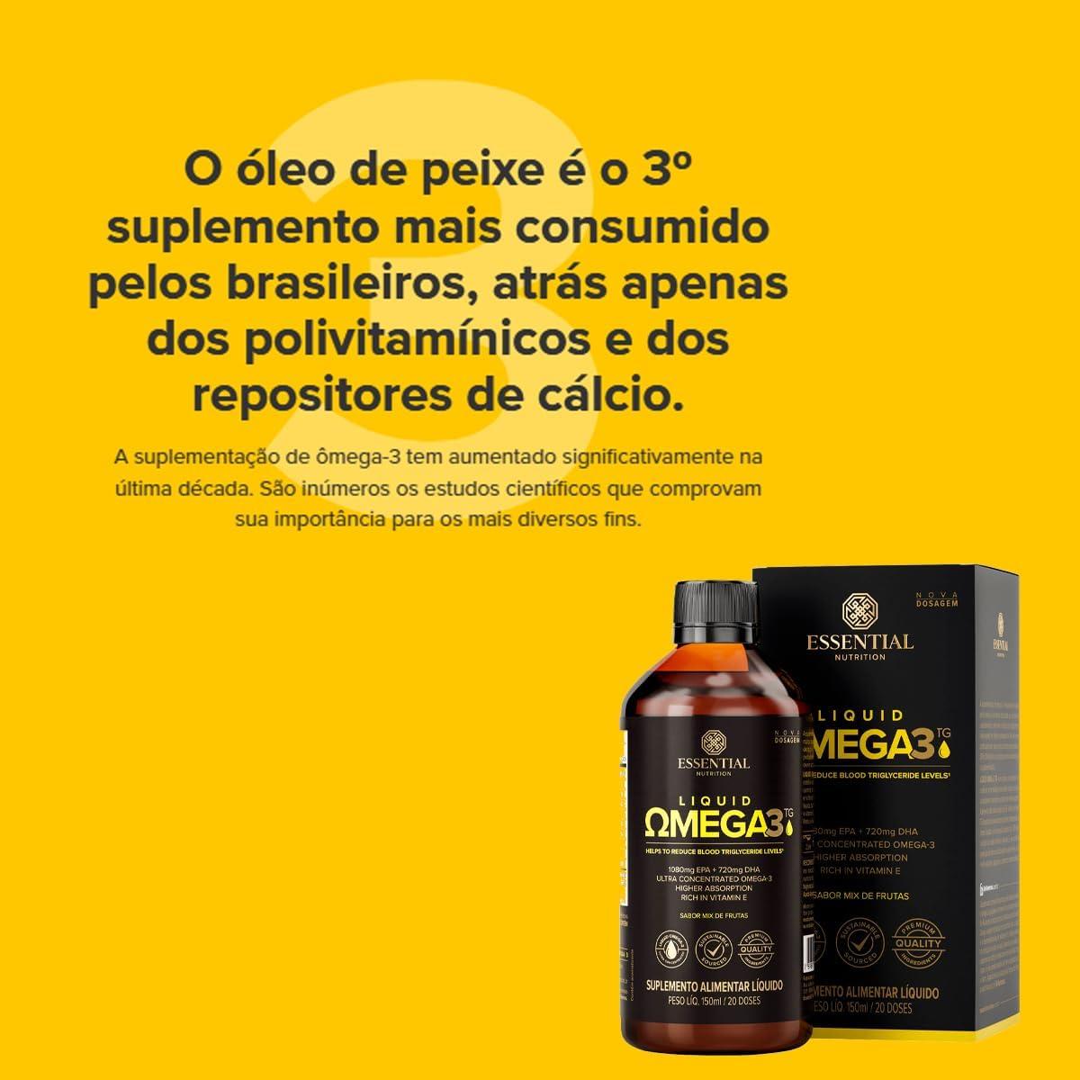 Nossa experiência com Liquid Ômega 3 TG Essential Nutrition: sabor e benefícios reais