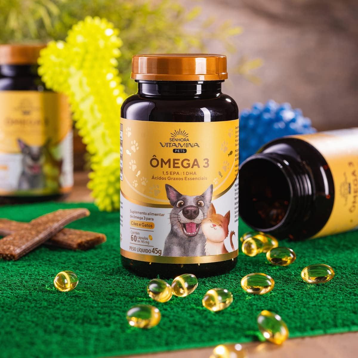 Ômega 3 Pets: Nosso Suplemento Ideal Para Cães e Gatos