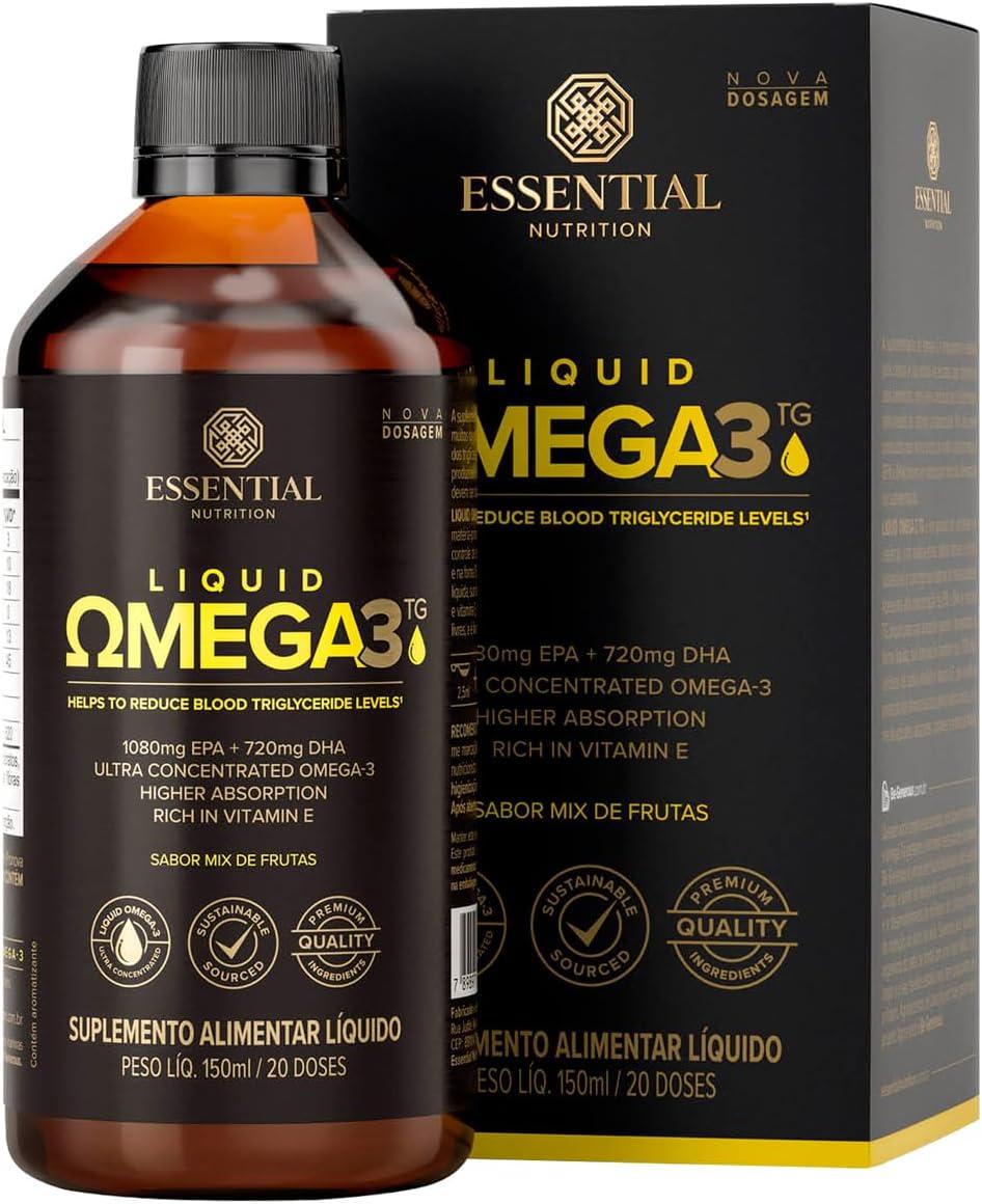 Nossa experiência com Liquid Ômega 3 TG Essential Nutrition: sabor e benefícios reais