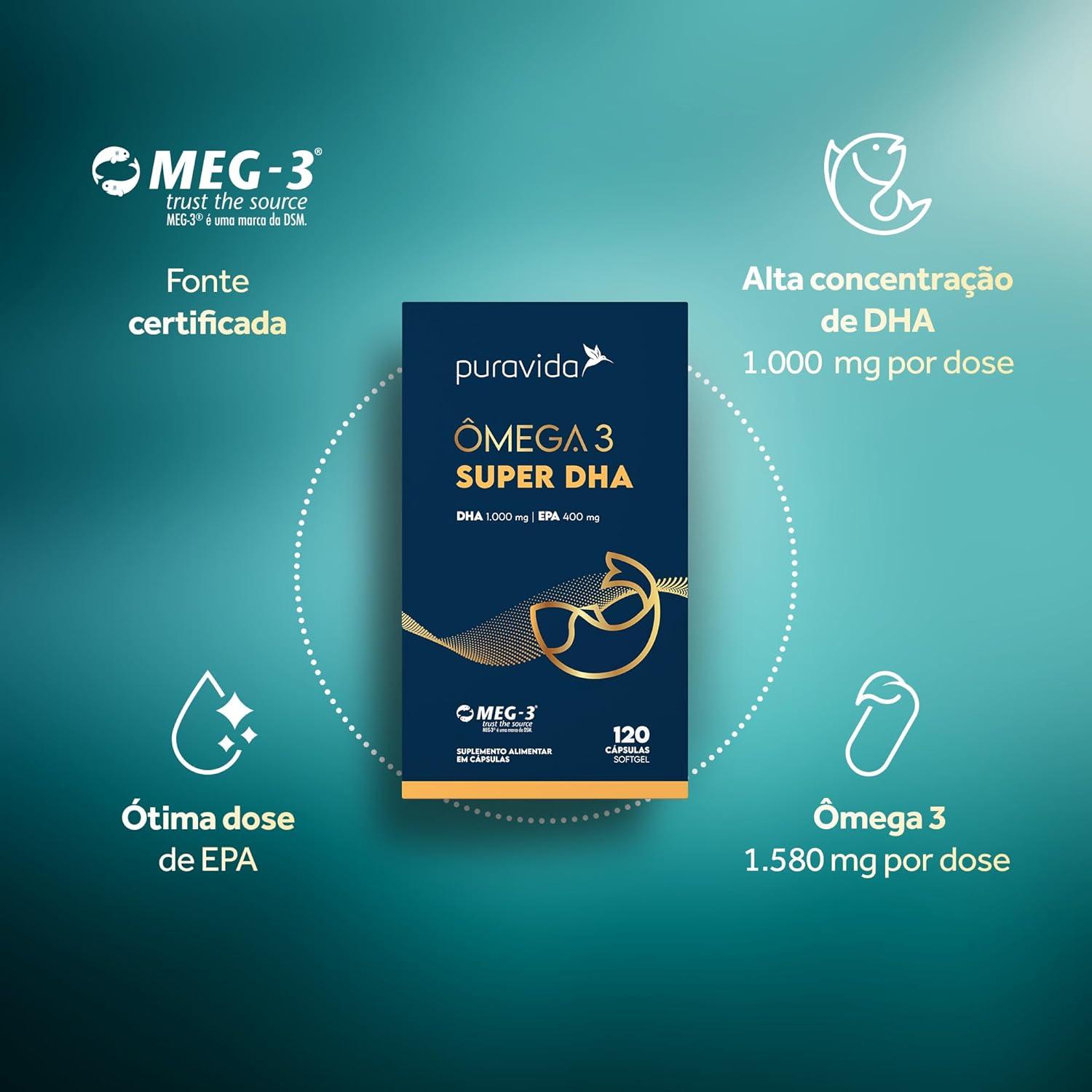 Puravida Ômega 3 Super DHA: Nossa análise do suplemento premium