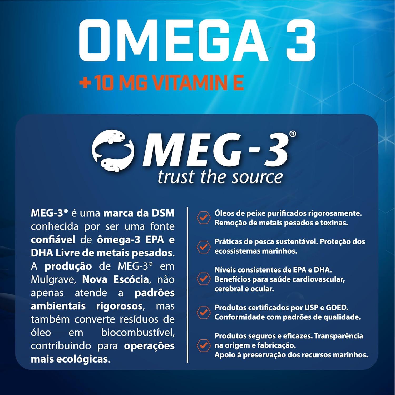 Nossa análise do Omega 3 EPA DHA + Vitamina E: Saúde e Sustentabilidade em Cápsulas