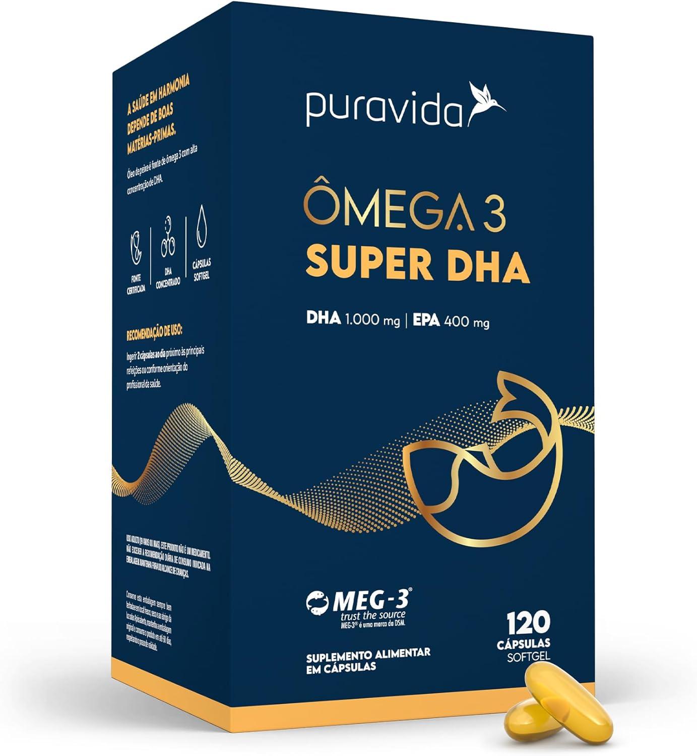 Puravida Ômega 3 Super DHA: Nossa análise do suplemento premium