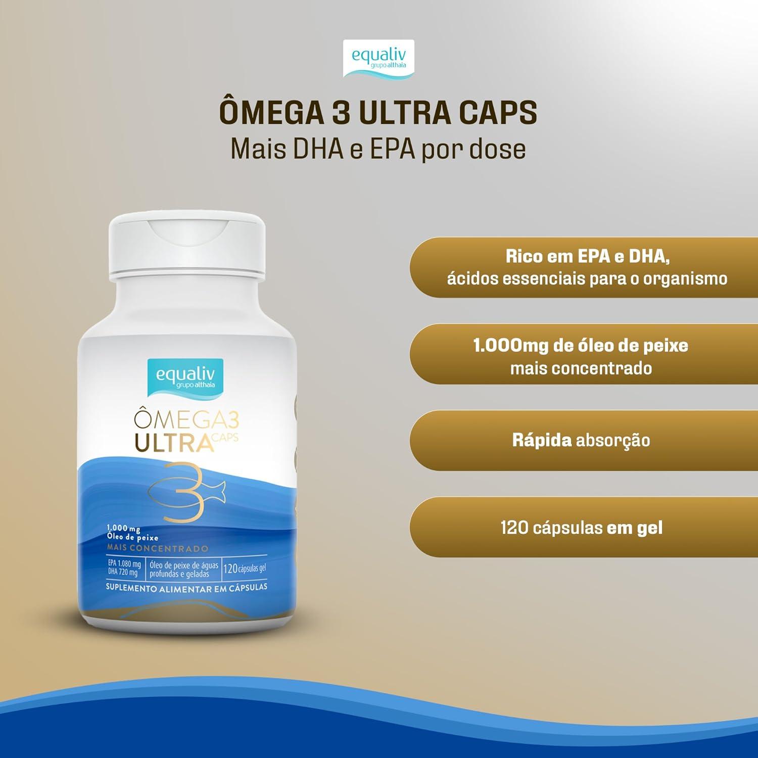 Equaliv Ômega 3 Ultra Caps: Cuidado Completo para Nosso Bem-Estar
