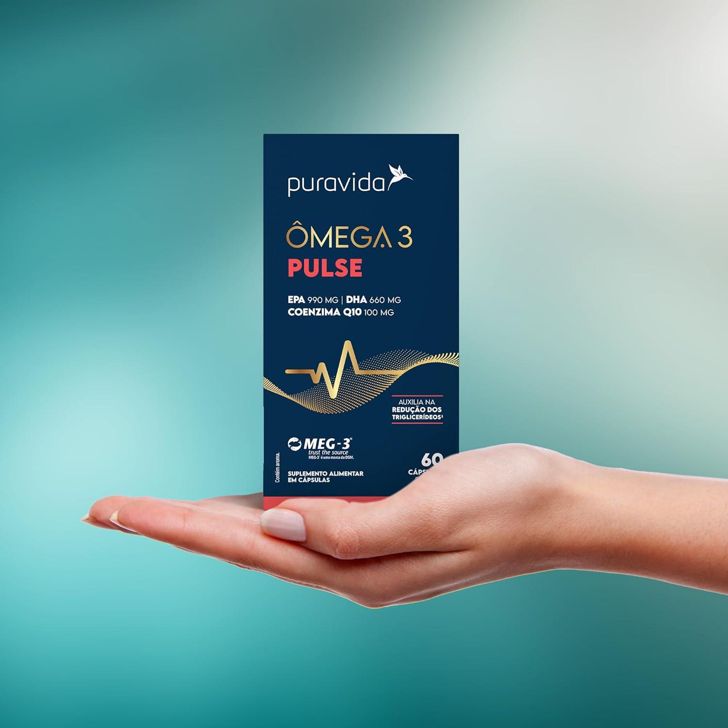 Puravida Ômega 3 Pulse: Energia e Saúde em Cada Cápsula